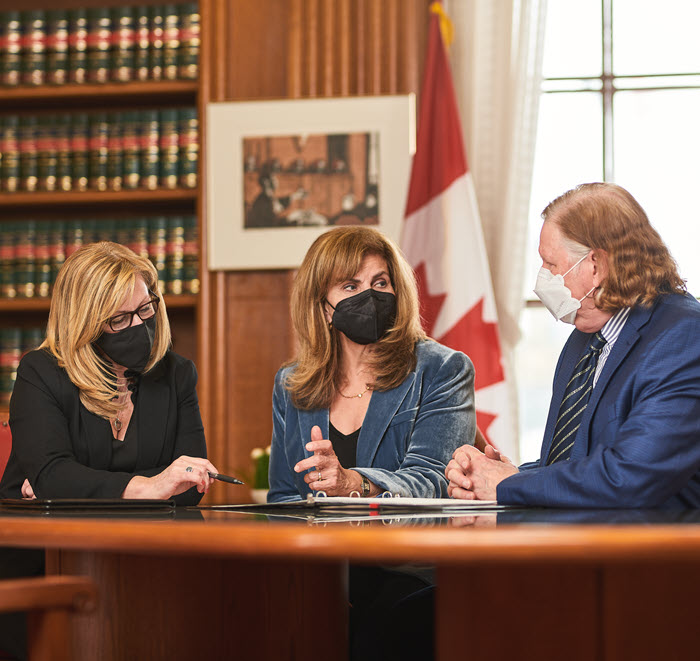 The Registrar and two judges