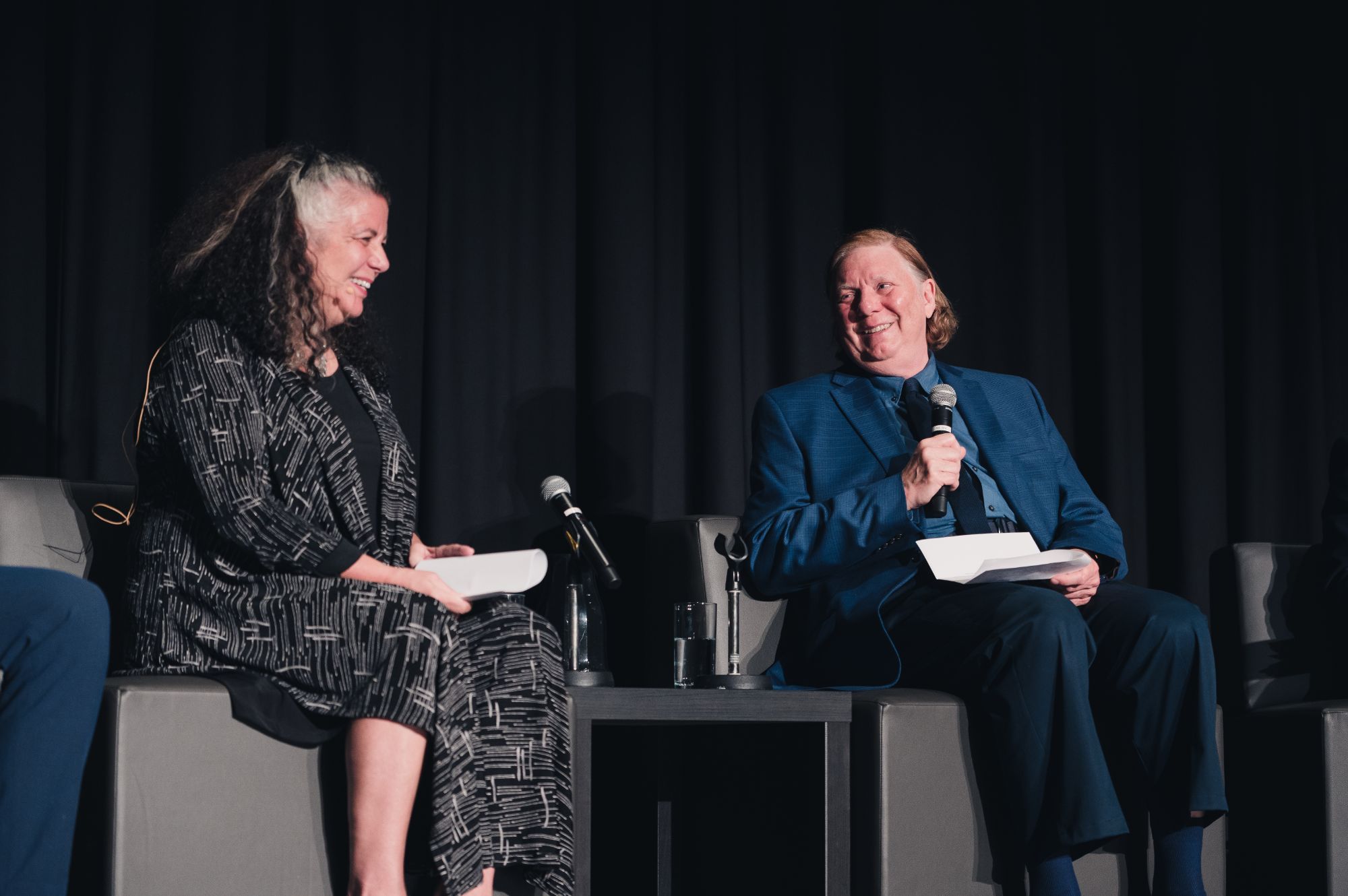 Le juge Rowe et  Marie-Claire Belleau 